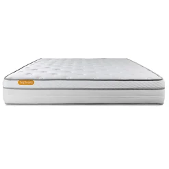 Ensemble Ressorts ensachés et mémoire de forme de confort Equilibré avec sommier tapissier><noscript><img width=