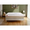 Marmottes & Co Ensemble Ressorts ensachés et mémoire de forme de confort Equilibré avec sommier kit* Ensemble Sommier Et Matelas