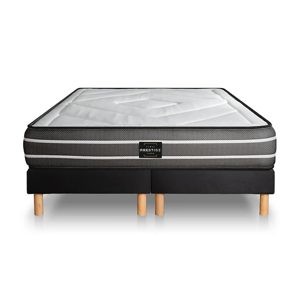 Ensemble Ressorts ensachés et mémoire de forme de confort Ferme avec sommier tapissier>Prestige Literie Best