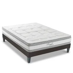 Hypsom Ensemble Royal 5 Etoiles 90x190 cm Matelas Mousse + Sommier Bois* Ensemble Sommier Et Matelas