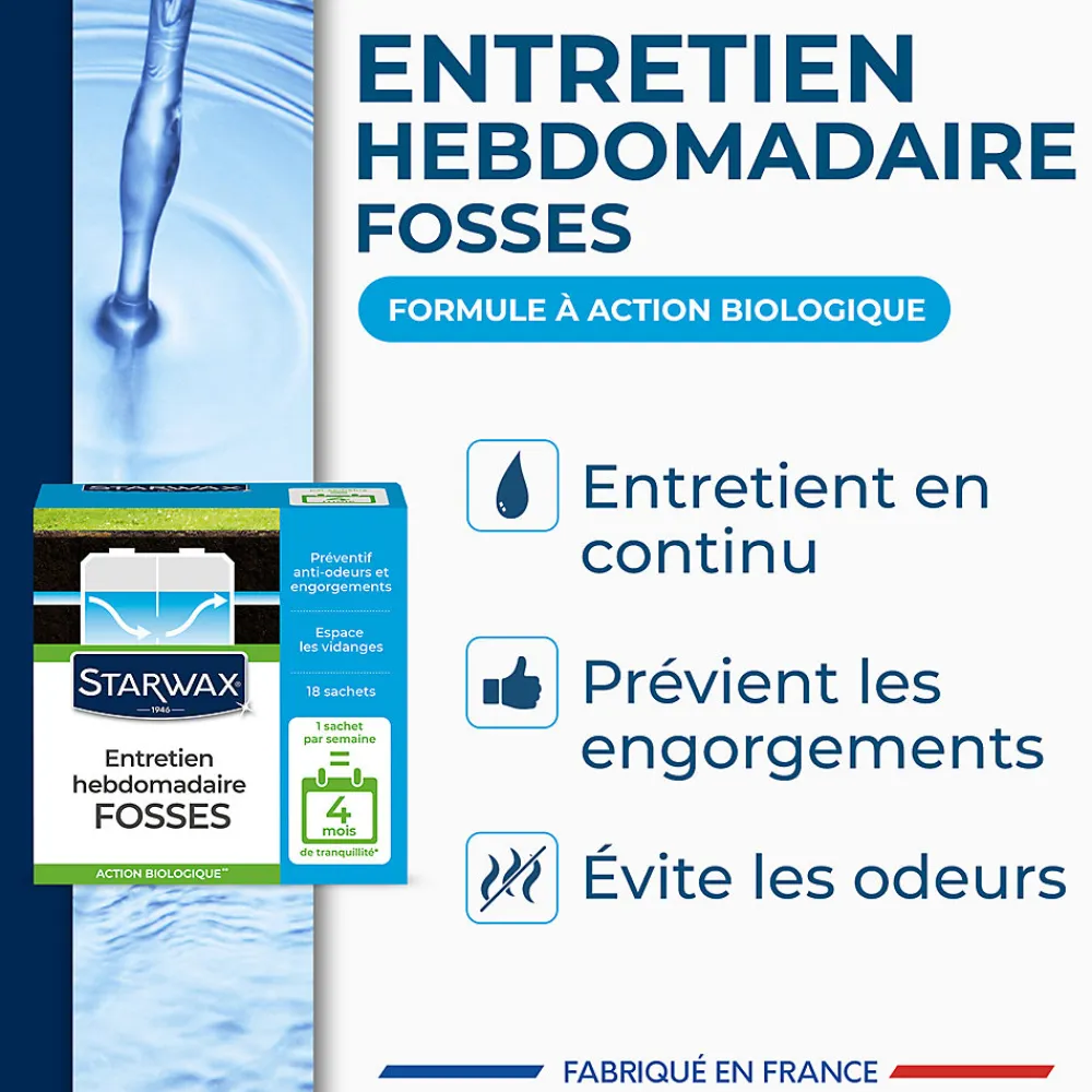 Entretien hebdomadaire fosses>Starwax Sale