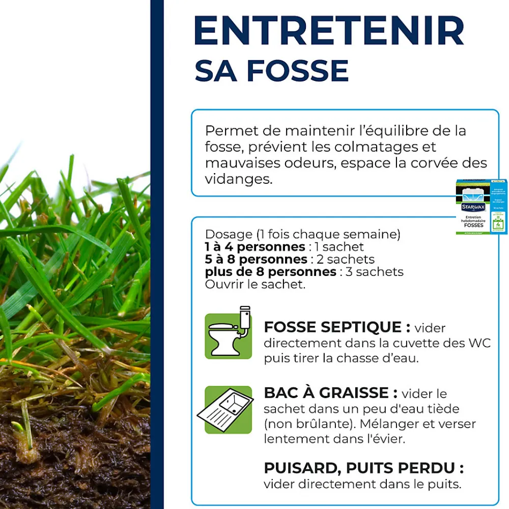 Entretien hebdomadaire fosses>Starwax Sale