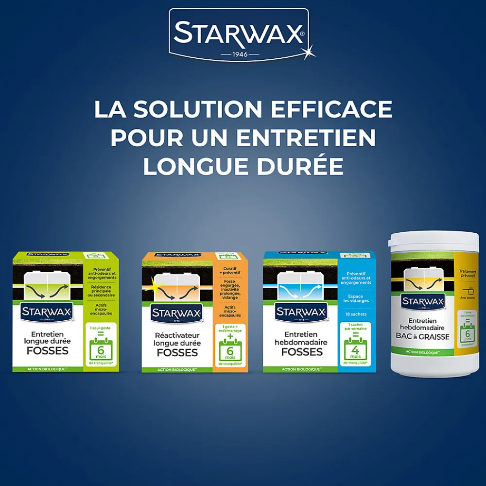 Entretien hebdomadaire fosses>Starwax Sale