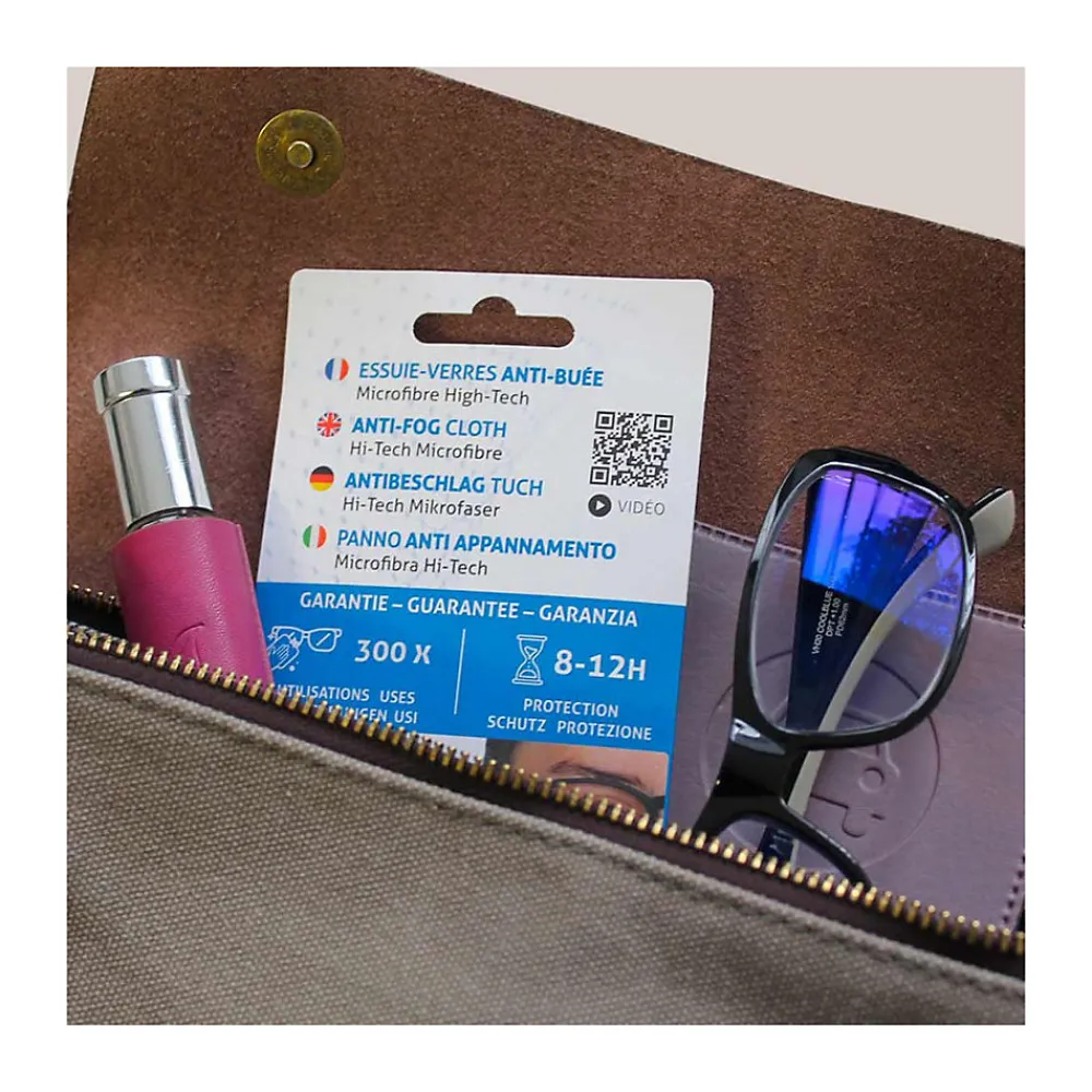 Essuie-verres anti buée 15 X 18 cm Efficace 12h et 300 Utilisations x 10>Varionet Clearance