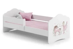 FALA lit d'enfant avec balustrade 140x70 Fille avec licorne>Kobi Outlet