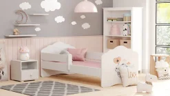 FALA lit enfant avec barreau 160x80 Eléphant>Kobi Outlet