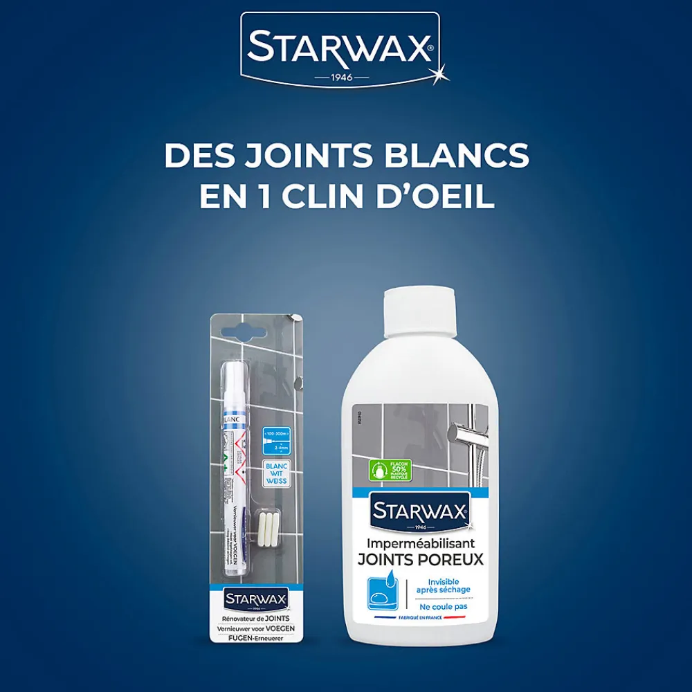 Feutre blanchisseur joints + 3 pointes de rechange>Starwax Best
