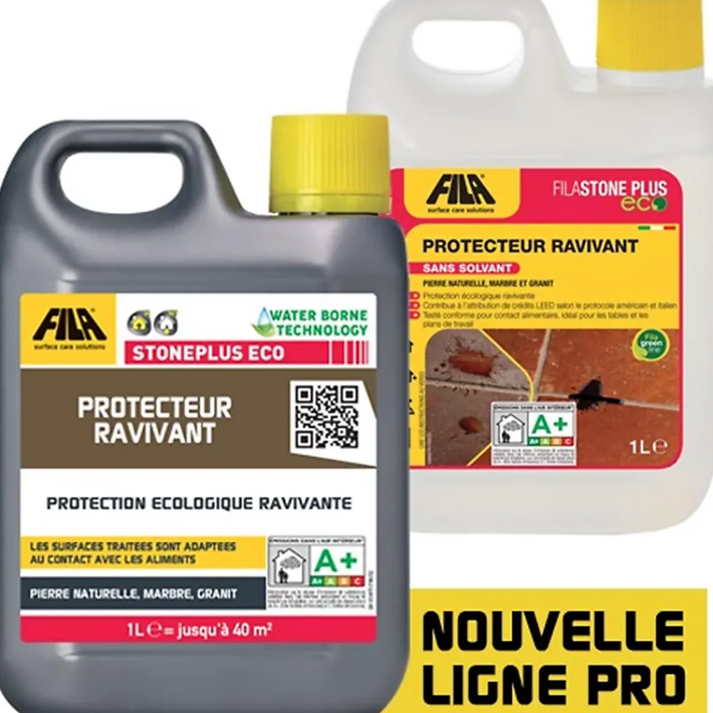 Fila STONE PLUS ECO - STONE PLUS ECO - 1 litre* Nettoyant Et Entretien Pour Sol