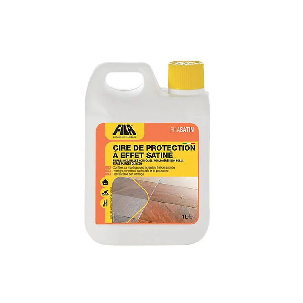 Satin - Cire de protection effet satiné - - 5 L>Fila Outlet