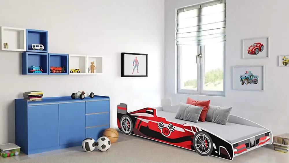 Kobi FORMULA lit enfant rouge 160x80 cm*Enfant Lit Enfant