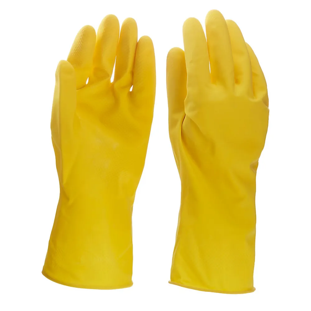 Gant de ménage en latex Taille M jaune> Hot