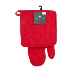 Gant et manique - coton - rouge - Atmosphera><noscript><img width=