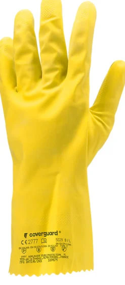 Gants de ménage Eurodip 5030 latex jaune, Taille 10 ->Coverguard Sale