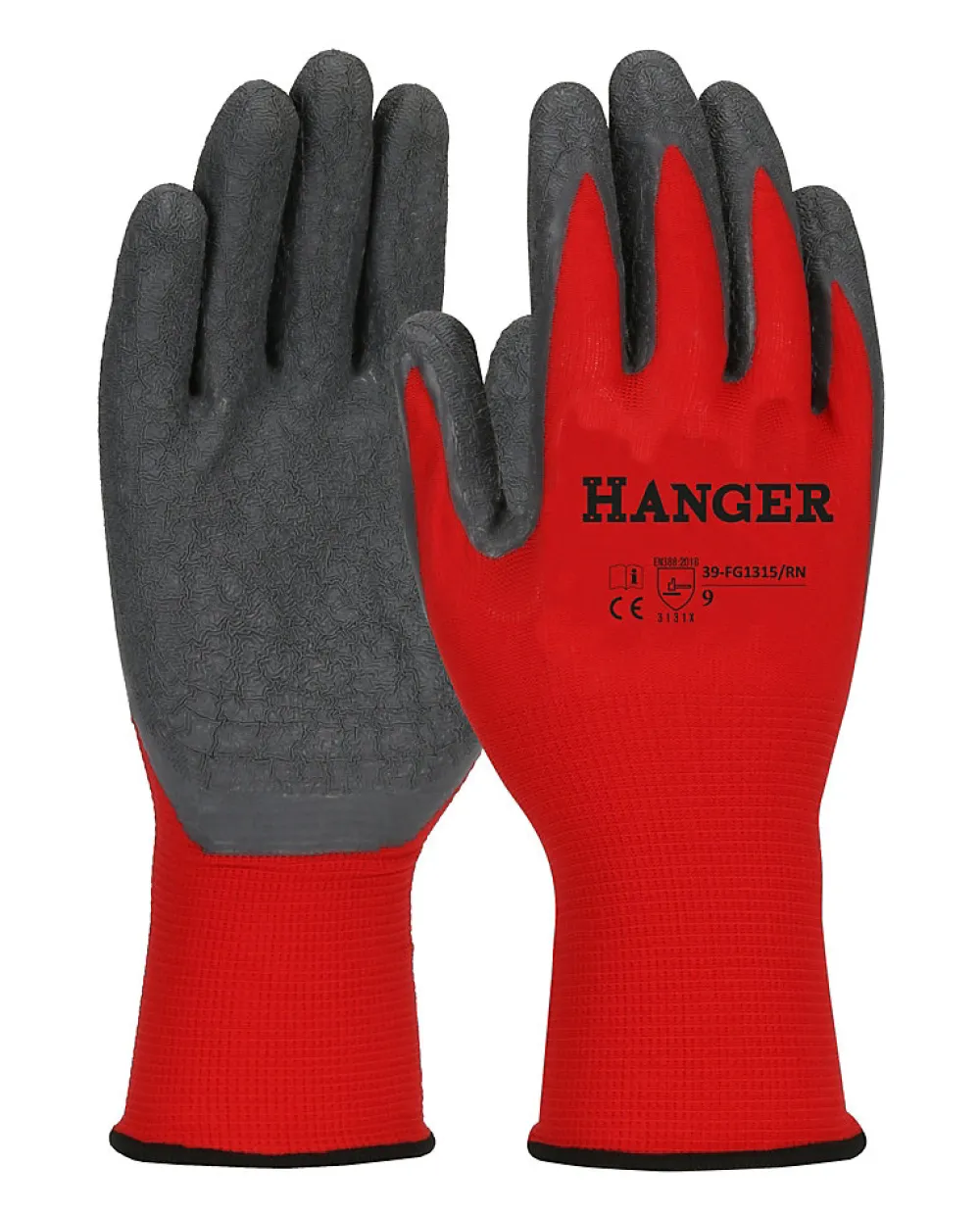 Gants de travail H-Dex enduit latex T 08 en paire de 3 - - 300011>Hanger Online
