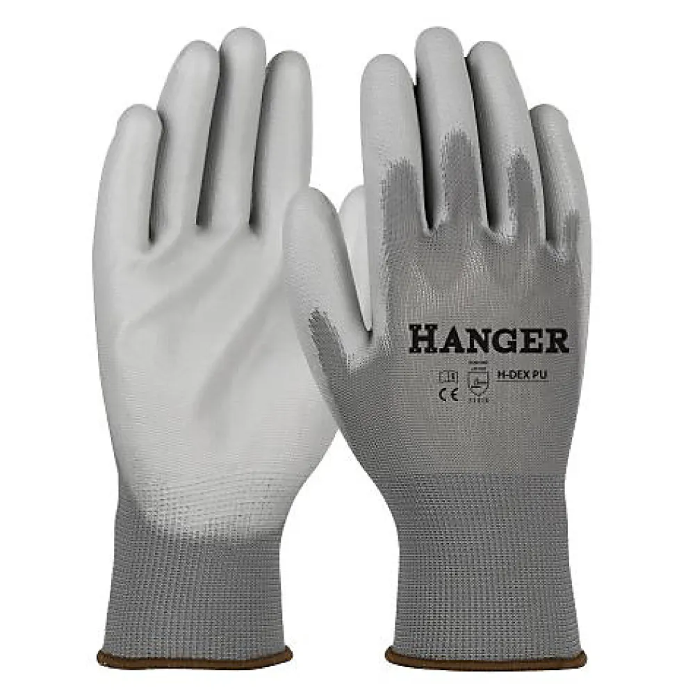 Gants de travail H-Dex T 7 enduit polyuréthane en 12 paires - - 300006>Hanger Best