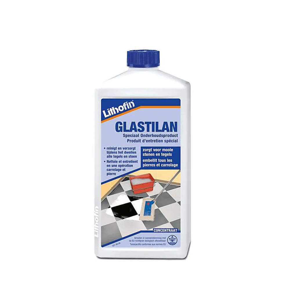 Lithofin GLASTILAN - Nettoyant universel pour l'entretien des revêtements intérieurs - - 5 L* Nettoyant Et Entretien Pour Sol