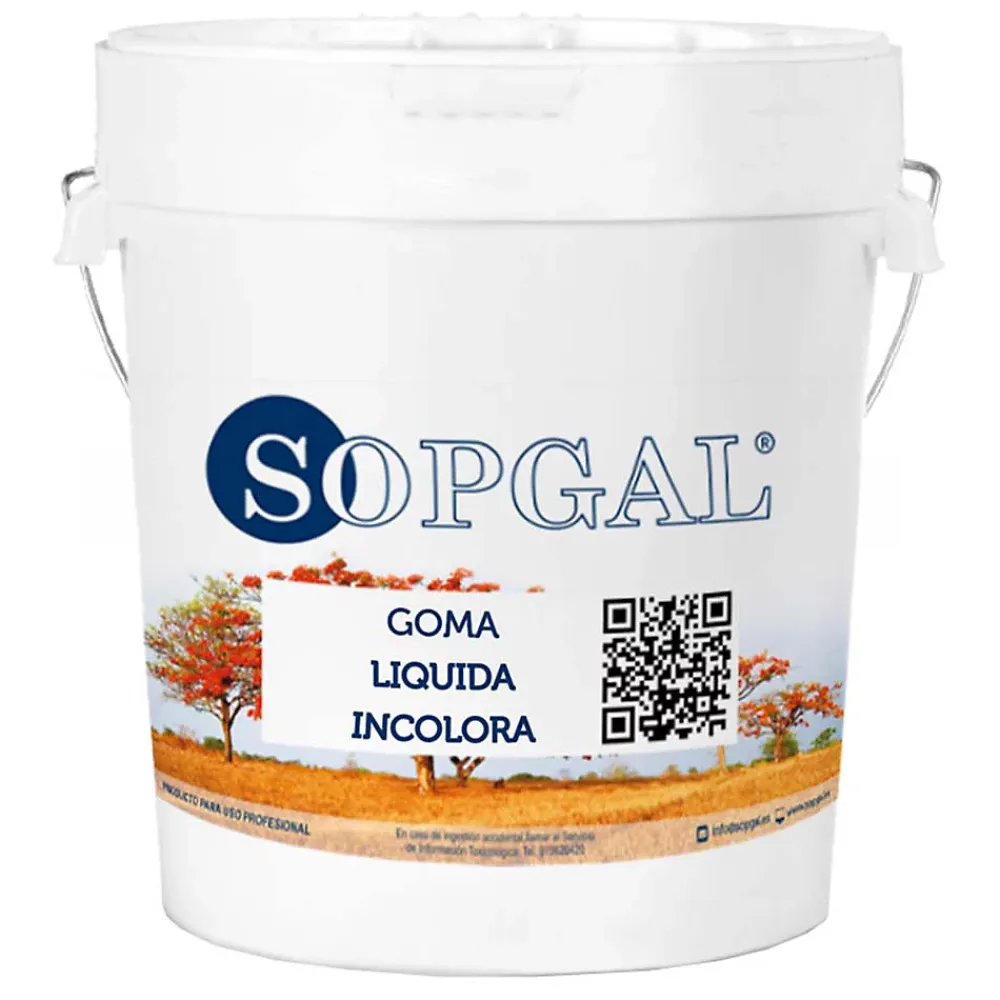 Sopgal Gomme liquide incolore (20 kg) - Imperméabilisant élastique haute résistance pour terrasses et balcons* Nettoyant Et Entretien Pour Sol