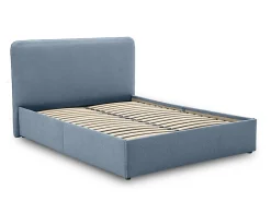 Goyave - lit coffre - 140x190 - en tissu - sommier inclus -><noscript><img width=