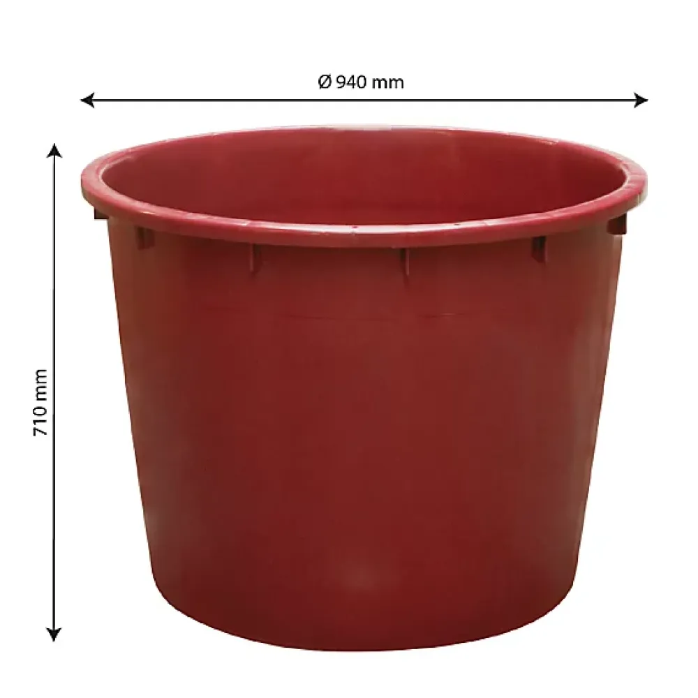 Gilac Grande bassine alimentaire ronde renforcée 350 litres* Seau, Bassine, Récipient De Ménage