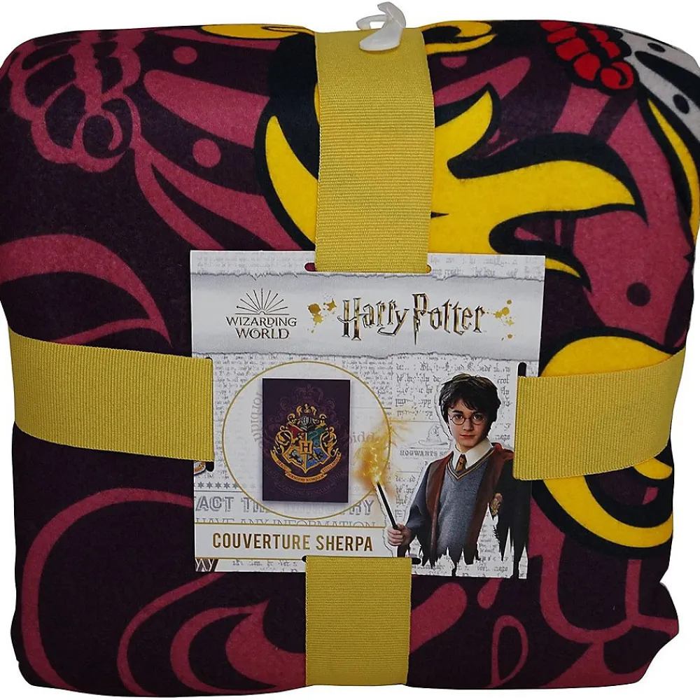- Couverture motif/style emblème de Poudlard Multicoloured (150 cm x 100 cm)>Harry Potter Discount