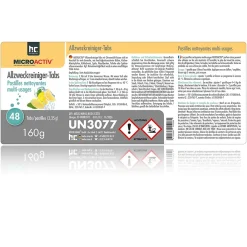 Höfer Chemie Microactiv 48 Pastilles Nettoyantes Multi-usages 160 G, Parfum Citron* Nettoyant Pour Salle De Bains