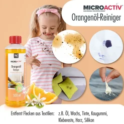 Höfer Chemie Microactiv Nettoyant Concentré À L'huile D'orange 4 x 500 Ml* Nettoyant Et Entretien Pour Sol