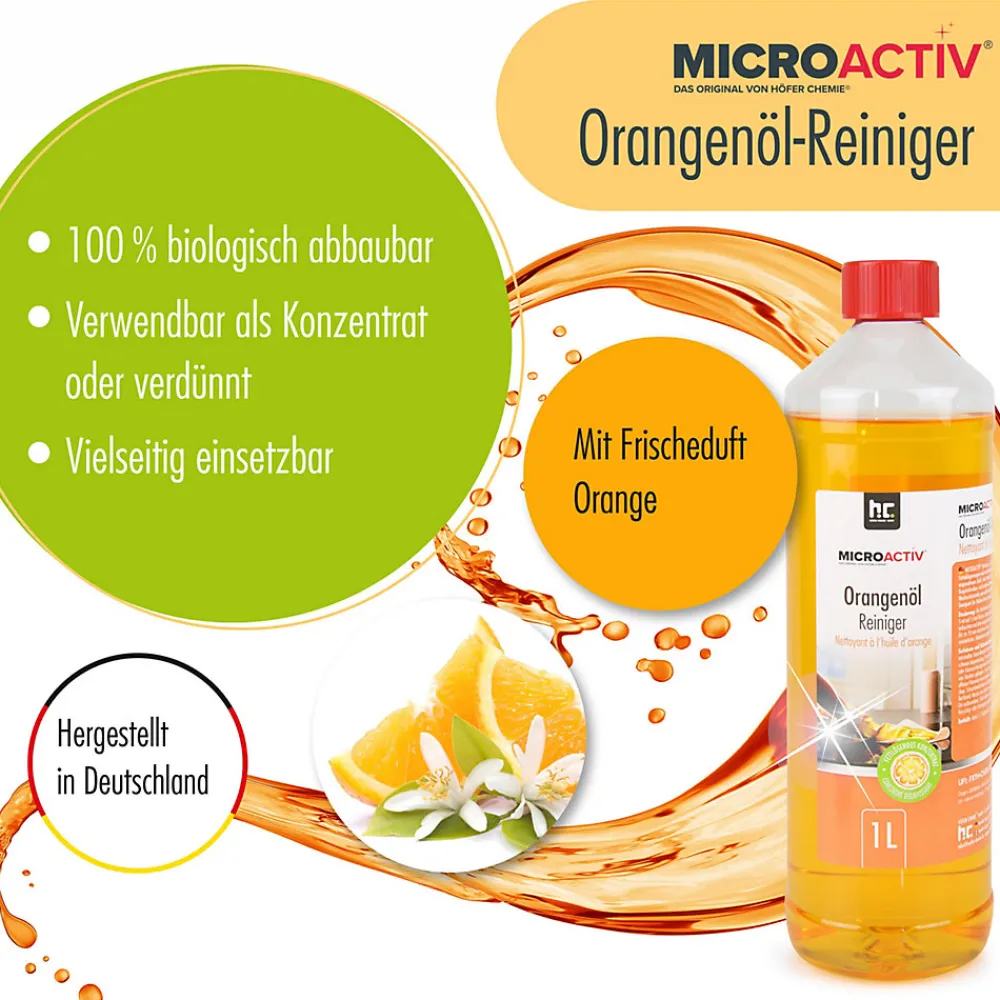 Microactiv Nettoyant Concentré À L'huile D'orange 6 x 1 L>Höfer Chemie Sale