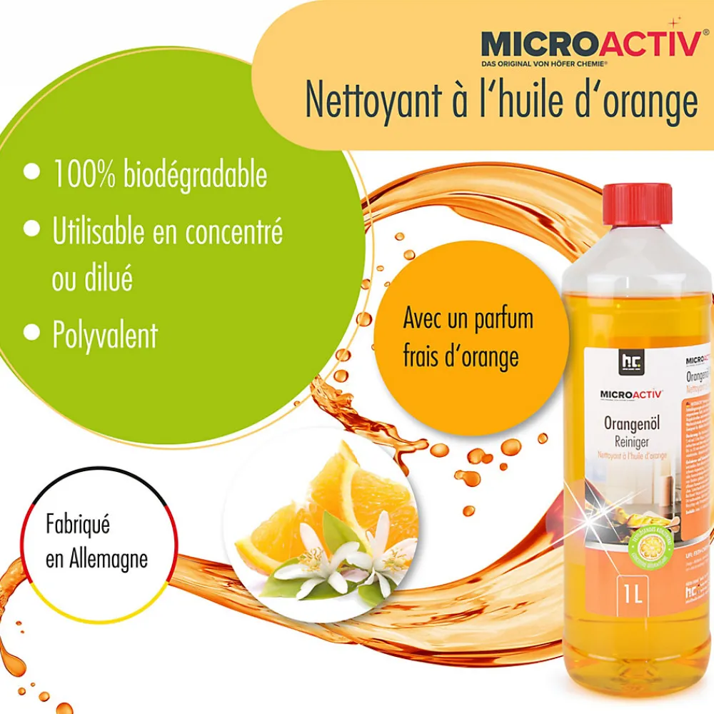 Microactiv Nettoyant Concentré À L'huile D'orange 6 x 1 L>Höfer Chemie Sale