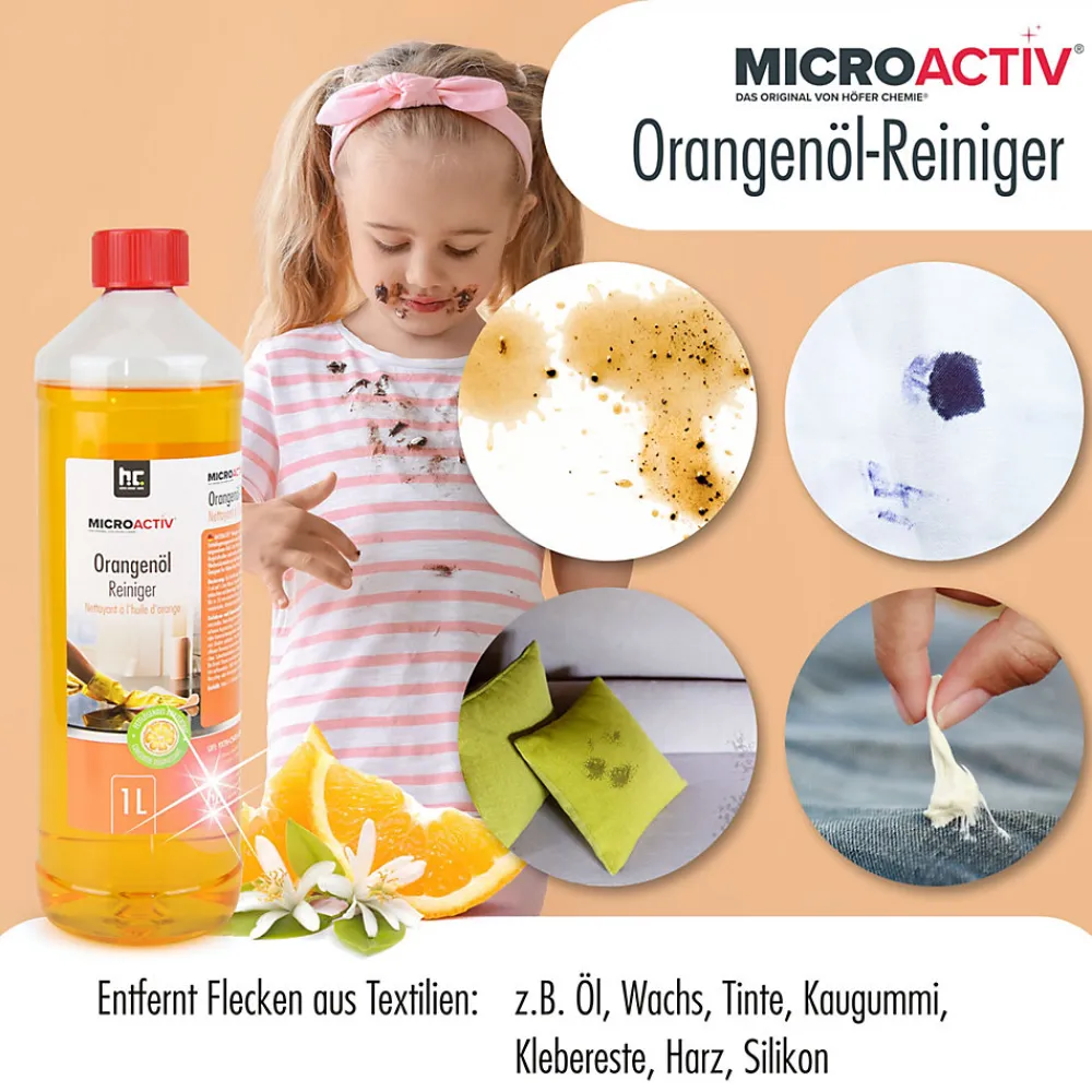 Microactiv Nettoyant Concentré À L'huile D'orange 6 x 1 L>Höfer Chemie Sale