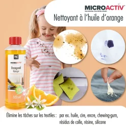 Microactiv Nettoyant Concentré À L'huile D'orange 2 x 500 Ml><noscript><img width=