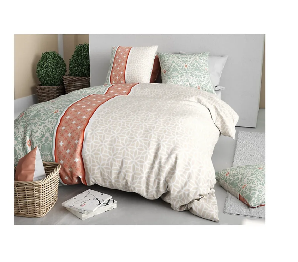 Housse couette + taie Arabesque>Eden New