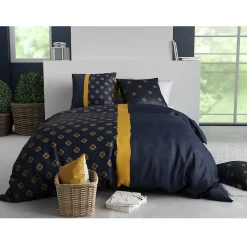 Housse couette + taie en coton Nills><noscript><img width=
