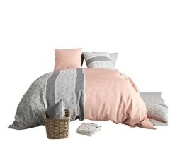 Housse couette + taie Manda cora>Eden New