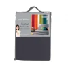 Douceur D'Intérieur HOUSSE DE CLIC CLAC MAT. 120 à 140 CM - 185 à 200 CM POLYE. UNI ESSENTIEL BETON - 120 à 200cm - Gris anthracite* Boutis, Couvre-Lit, Édredon
