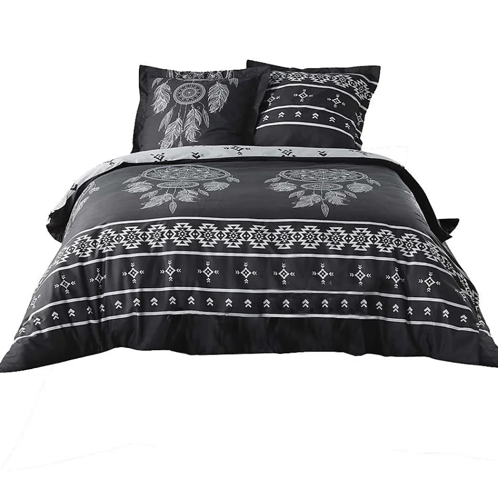 Housse de couette + 2 taies d'oreiller Sweet Dreams - - Parure de couette 240 x 220>Douceur D'Intérieur Clearance