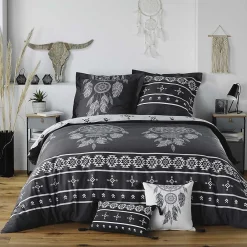 Housse de couette + 2 taies d'oreiller Sweet Dreams - - Parure de couette 240 x 220>Douceur D'Intérieur Clearance