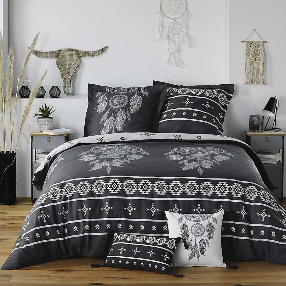 Housse de couette + 2 taies d'oreiller Sweet Dreams - - Parure de couette 240 x 220>Douceur D'Intérieur Clearance