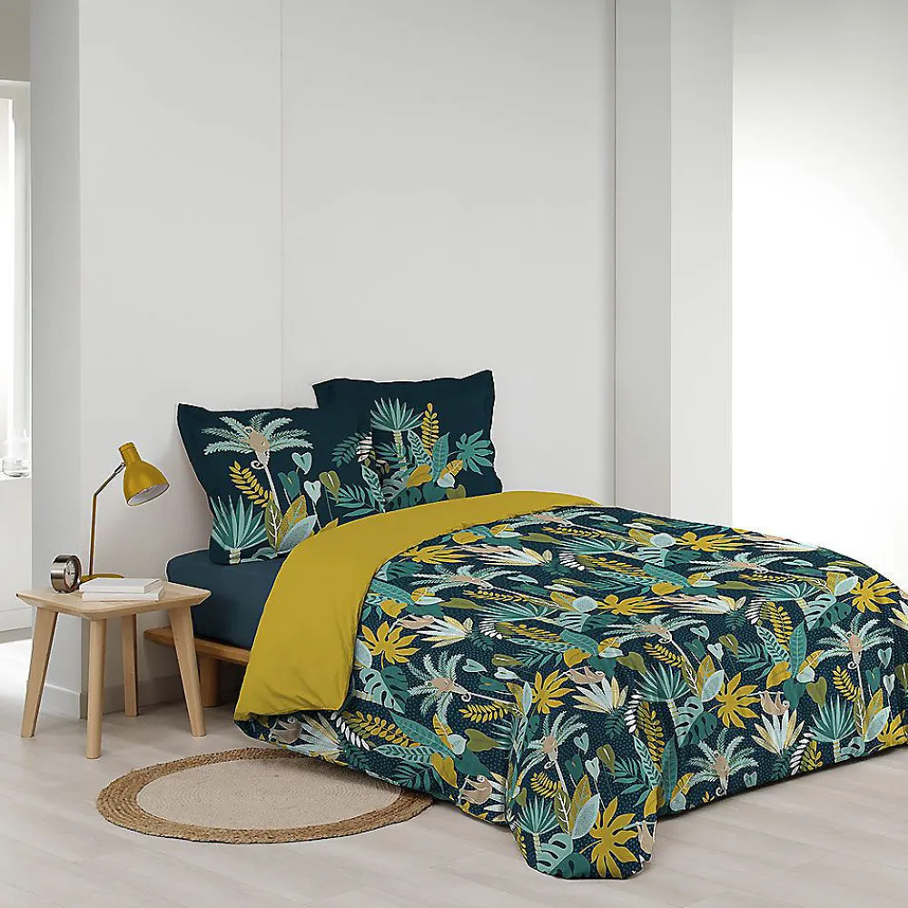 Housse de couette + 2 taies d'oreiller Guinea - - Parure de couette 240 x 220>Douceur D'Intérieur Best
