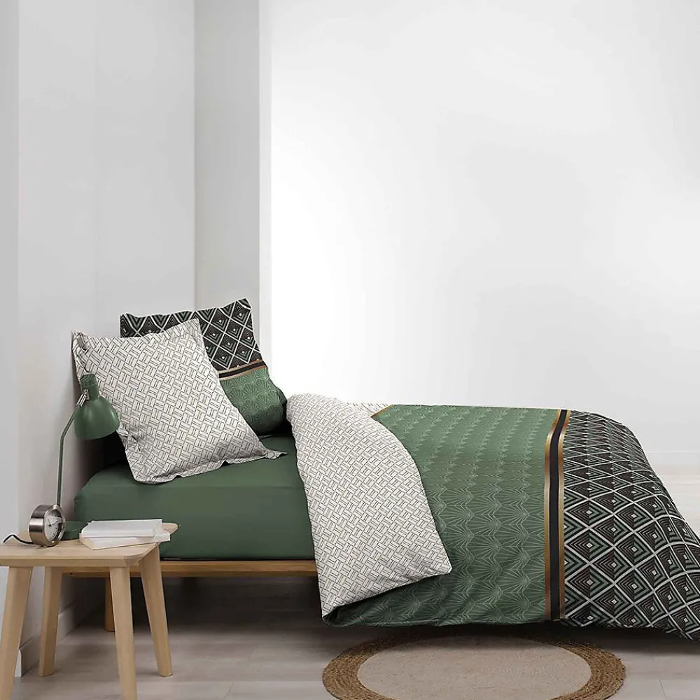 Housse de couette + 2 taies d'oreiller Belor - - Parure de couette 260 x 240>Douceur D'Intérieur