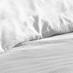 Housse de couette + 2 taies en gaze de coton 240 x 260 cm Tendance bla><noscript><img width=