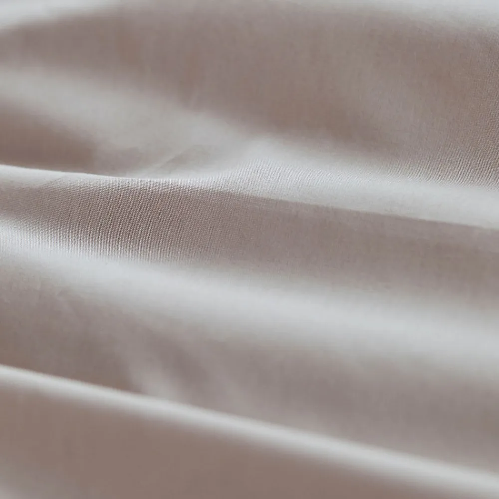 Housse de couette 100% Percale de Coton ORIGINE (260x240 cm - Sable)>Douceur D'Intérieur Outlet