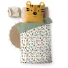 Housse de couette + taie enfant Tigre Lion>Eden