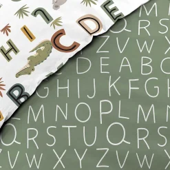 Housse de couette + taie enfant Tigre Lion><noscript><img width=