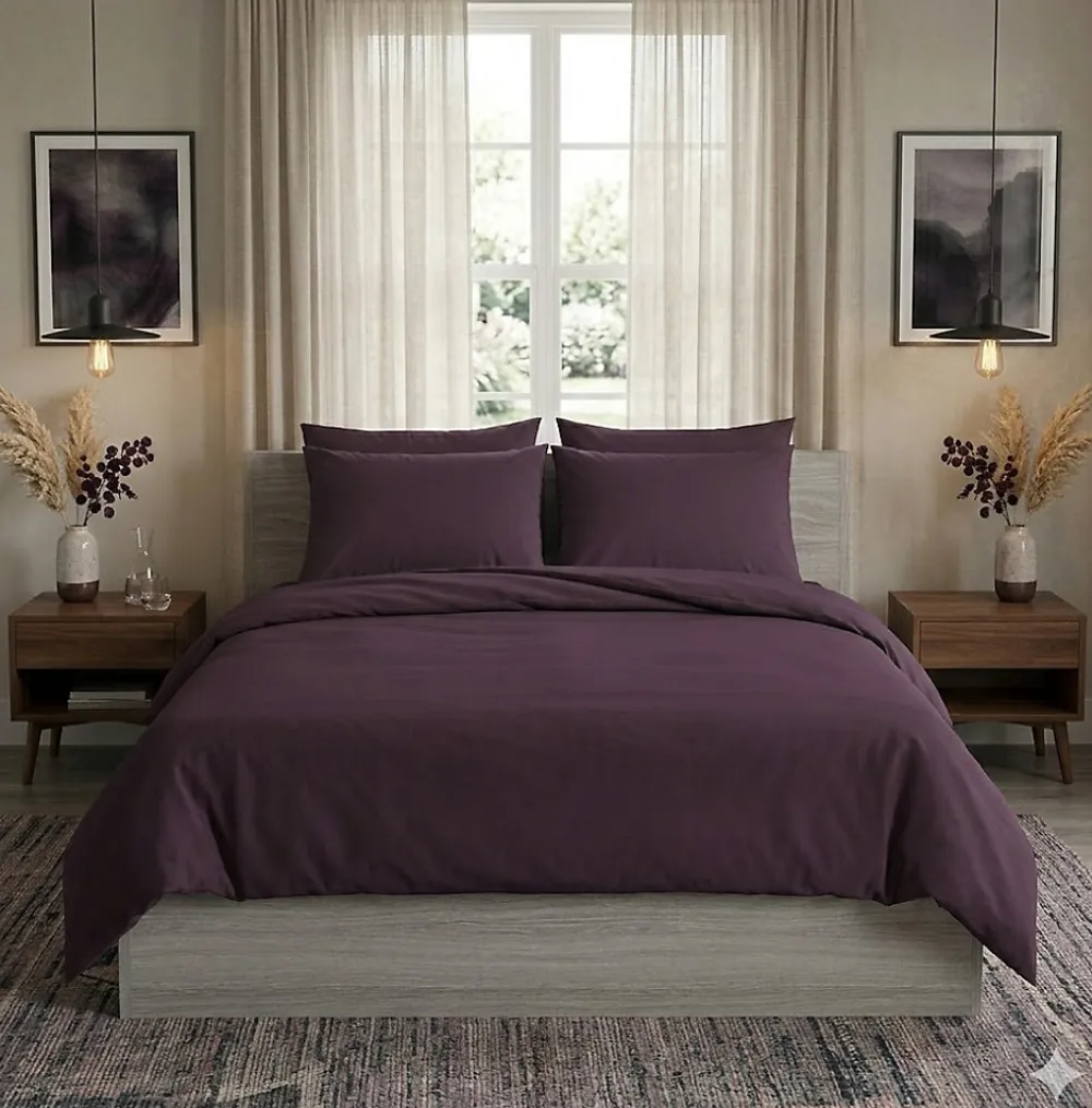 Housse de couette + taies en coton Passion>Eden Best