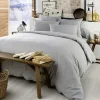 L'Effet Papillon Housse de Couette 200 x 200 cm CANDICE Brume* Housse De Couette