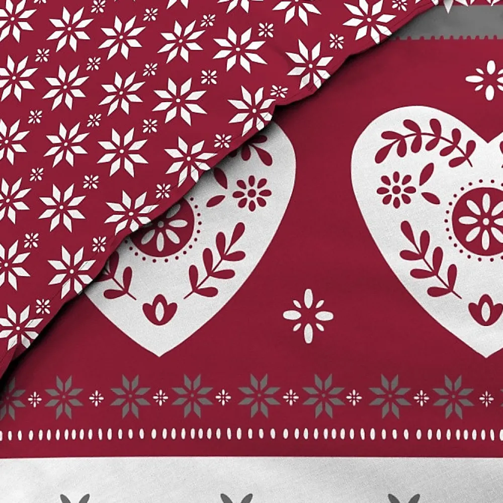 Housse de couette 260 x 240 cm coton 42 fils + 2 taies Alpage>Douceur D'Intérieur Discount