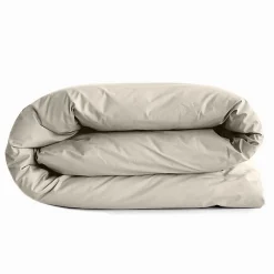 Housse de couette 260 x 240 cm "Prémium" pour lit 2 places King Size - Prémium Sable>Coton Pur Sale