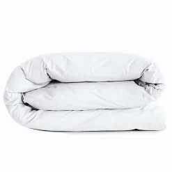 Housse de couette 240 x 220 cm "Prémium" pour lit 2 places - Prémium Neige>Coton Pur Clearance