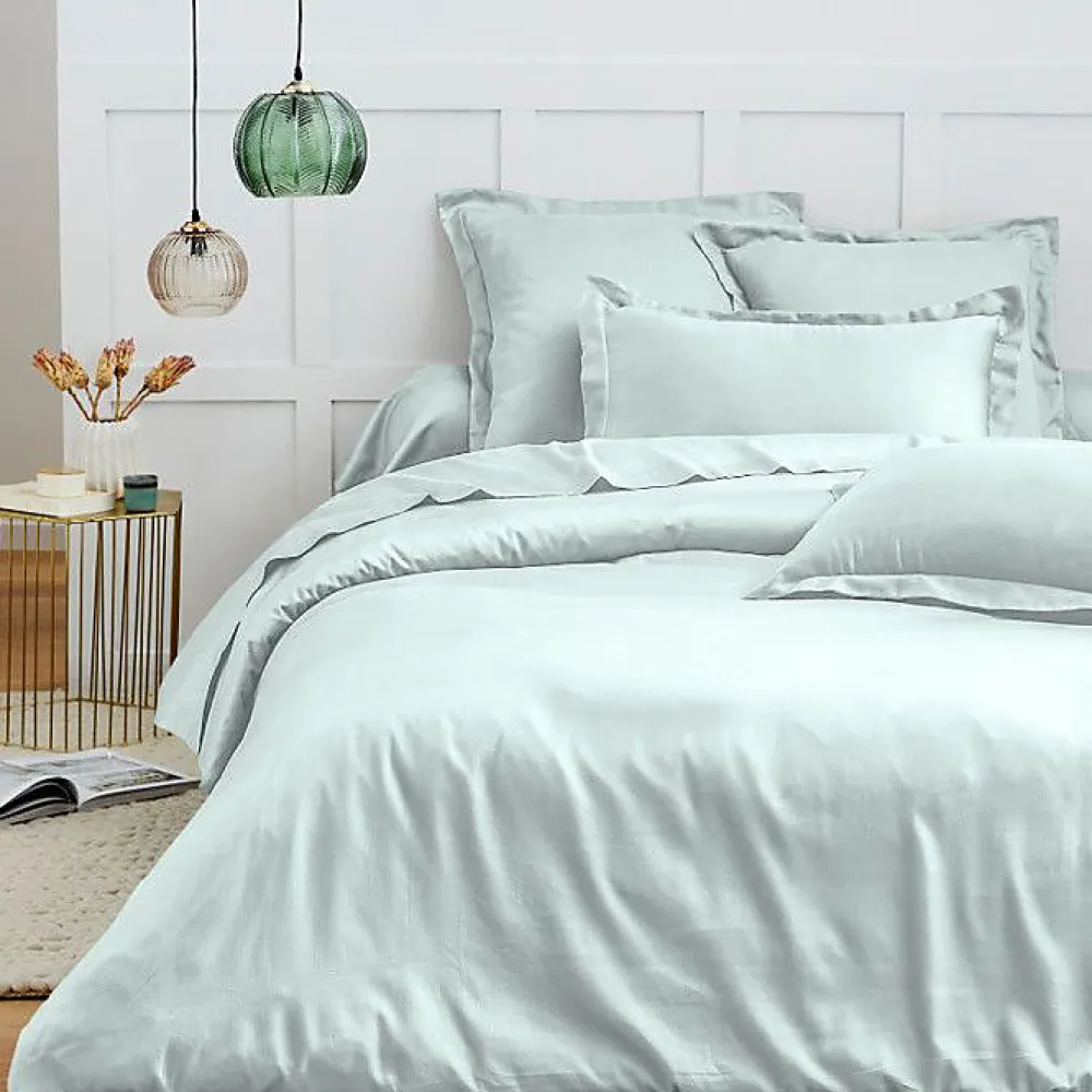 Housse de couette 240 x 220 cm "Prémium" pour lit 2 places - Prémium Menthe>Coton Pur Hot