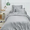 Housse de couette 140 x 200 cm "Prémium" pour lit 1 place - Prémium Nuage>Coton Pur Discount
